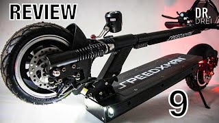 SPEEDXMAN 9 - Trotineta electrica cu baterie LG si roti tubeless 9" | REVIEW