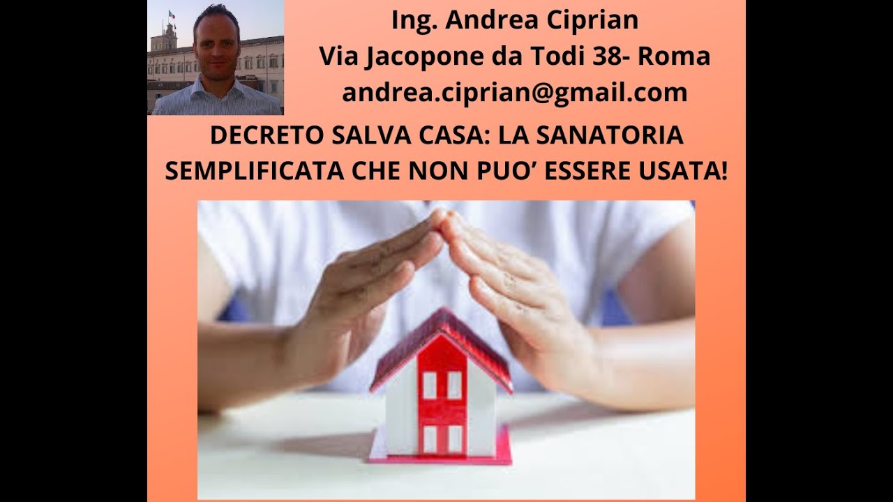 Decreto Salva Casa: La Sanatoria Semplificata che ancora non puo' essere usata!