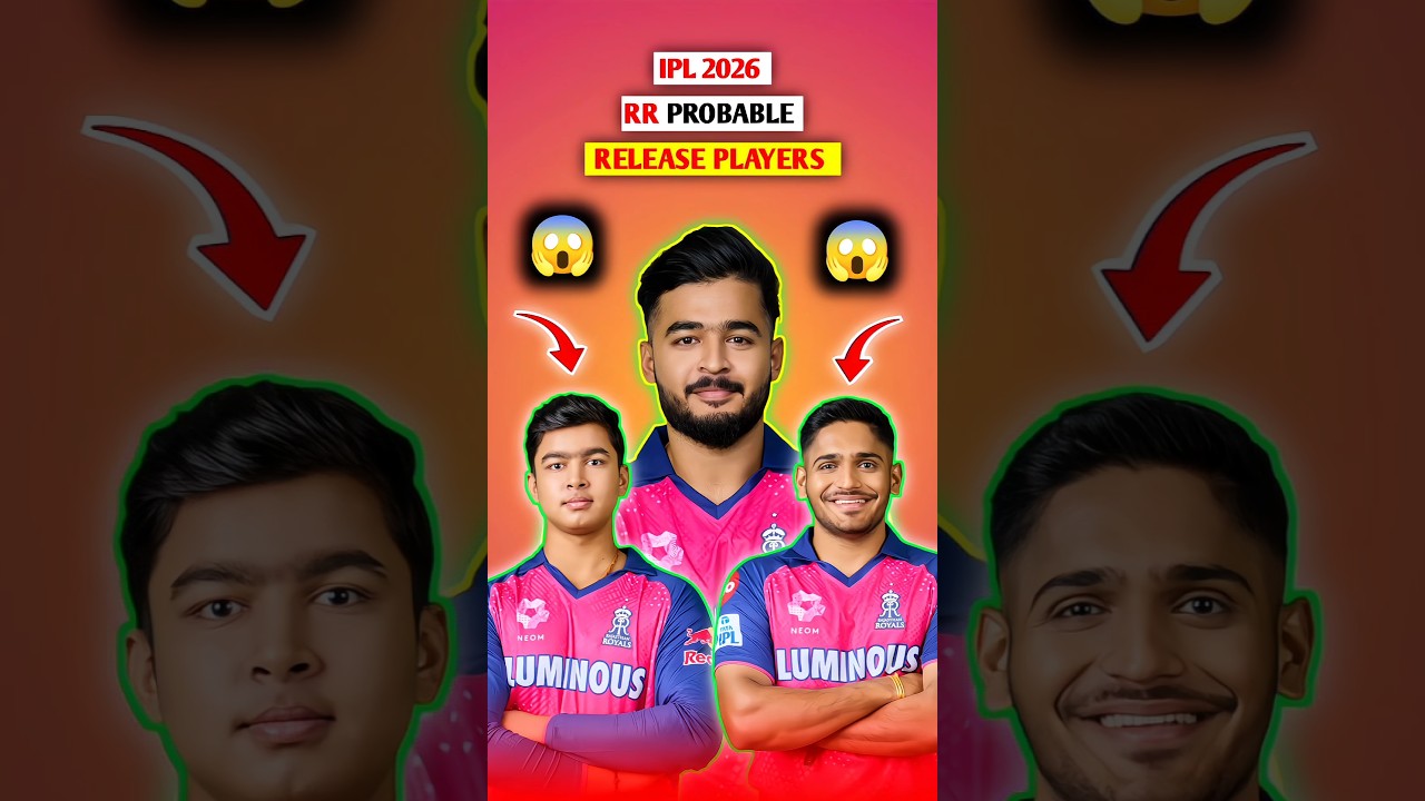 IPL 2026 - RAJSTHAN ROYALS PROBABLE RELEASE PLAYER'S 🔥