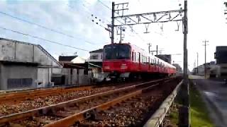 「レア車の3700系！2次車！名鉄のエース通勤車」名鉄3704F普通内海行き、知多半田駅〜成岩駅間