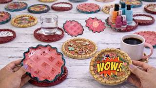 Waste to Wow! ♻️ DIY Handmade Coasters Easy & Aesthetic
