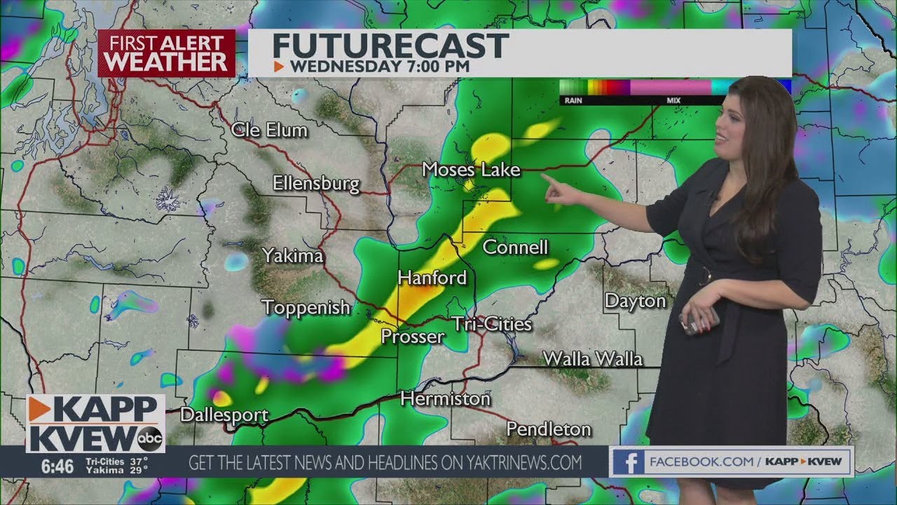 Wednesday Forecast: Patchy fog, icy roads, and evening showers - YouTube