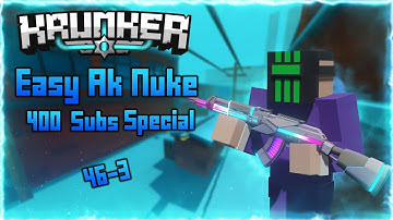 Pro Krunker Spawn-trap Ak NUKE!!! (400 subs special) ll PNTM
