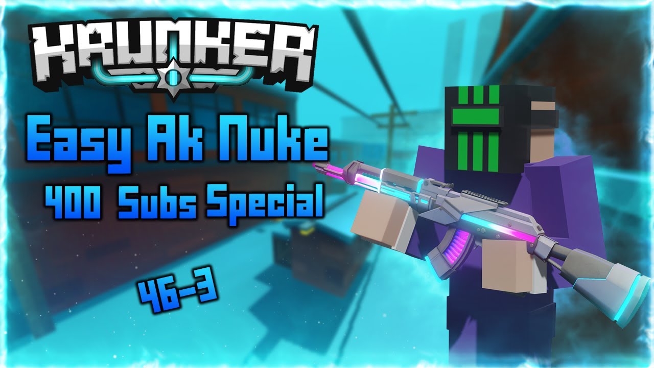 Pro Krunker Spawn-trap Ak NUKE!!! (400 subs special) ll PNTM