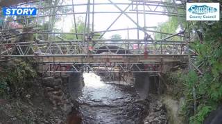 Hallbeck Bridge replacement - time lapse