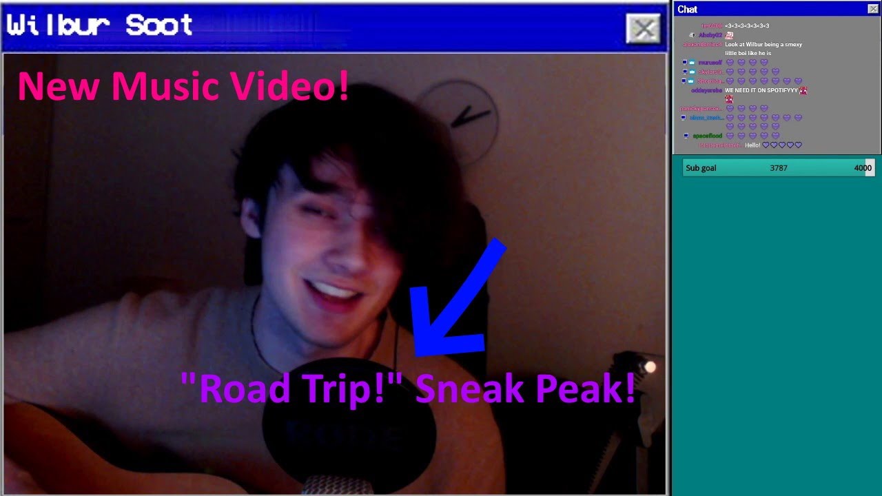 Wilbur Soot Sings Dreams Song!!! (Road Trip) YouTube