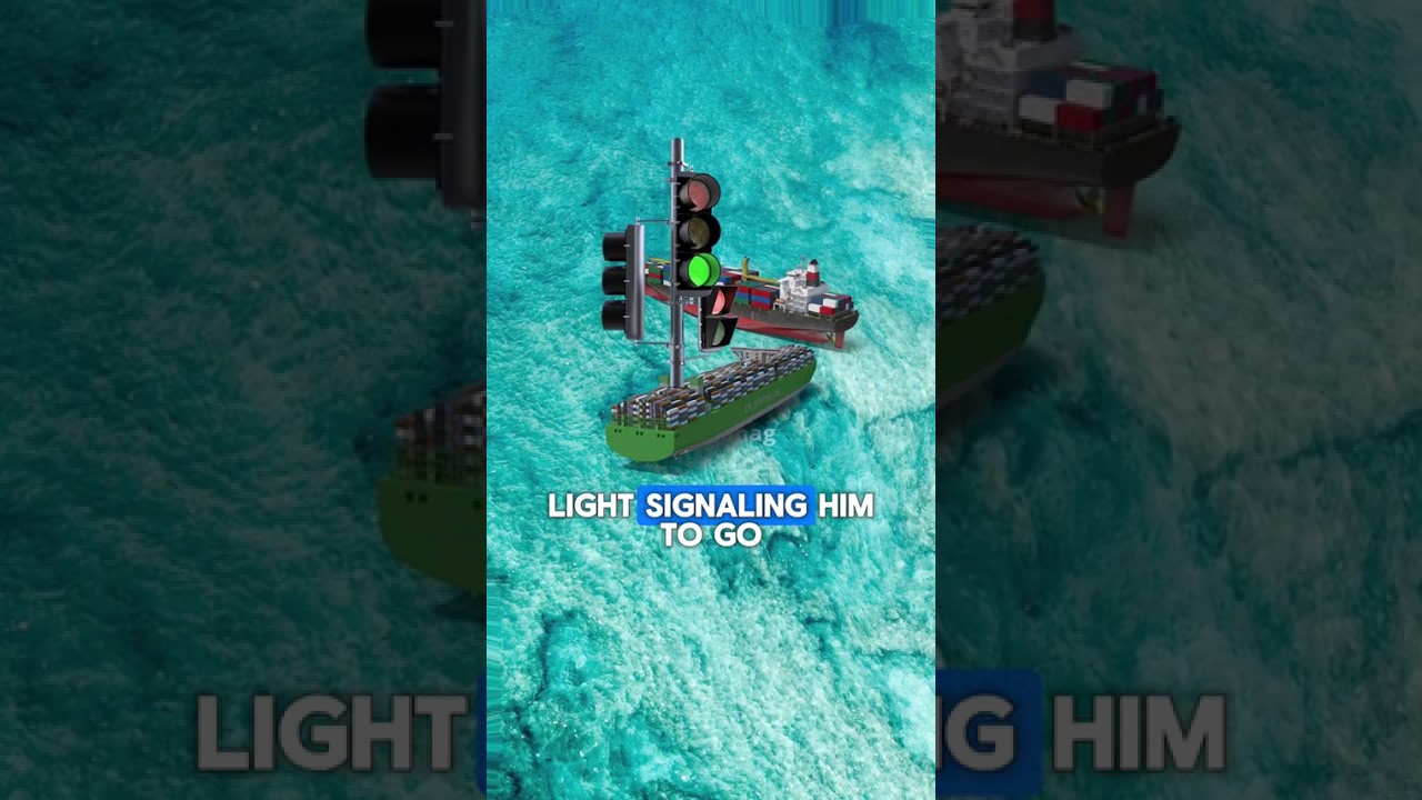 Crossing situations at sea are like traffic lights—except the ship itself is the sign...