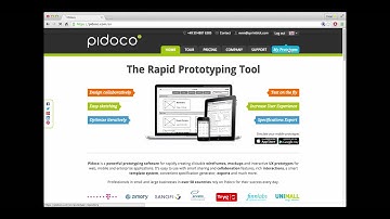 Rapid Prototyping - Upgrade to a tool, getting started with Pidoco