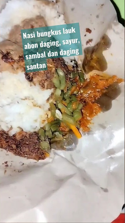 Uang 10 Ribu Bisa Beli Nasi Bungkus Mengenyangkan Lauk Daging #ideusaha #idejualan #nasibungkus