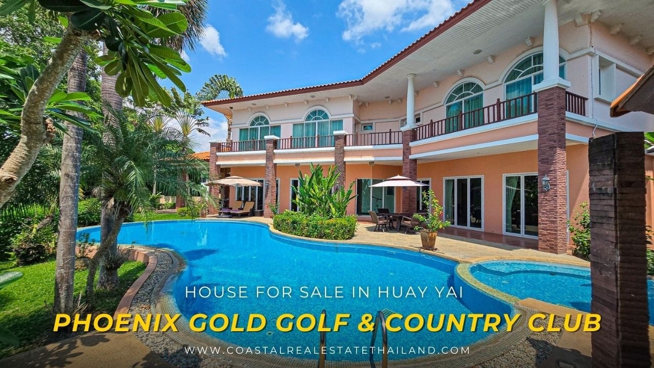 Spacious Family Home on 1+ Rai for Sale at Phoenix Gold Golf & Country Club (Price in description)