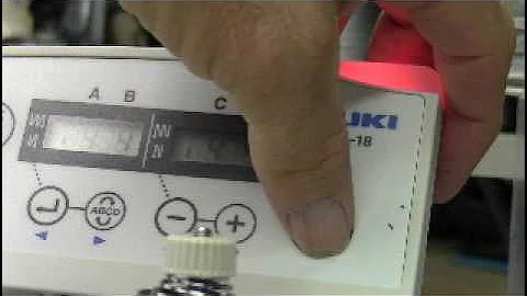 JUKI CP18 Control Panel