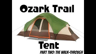 ... check out this set up of my ozark trail 16' x 8' dome tent, 8
person tent. it is a very good opt...