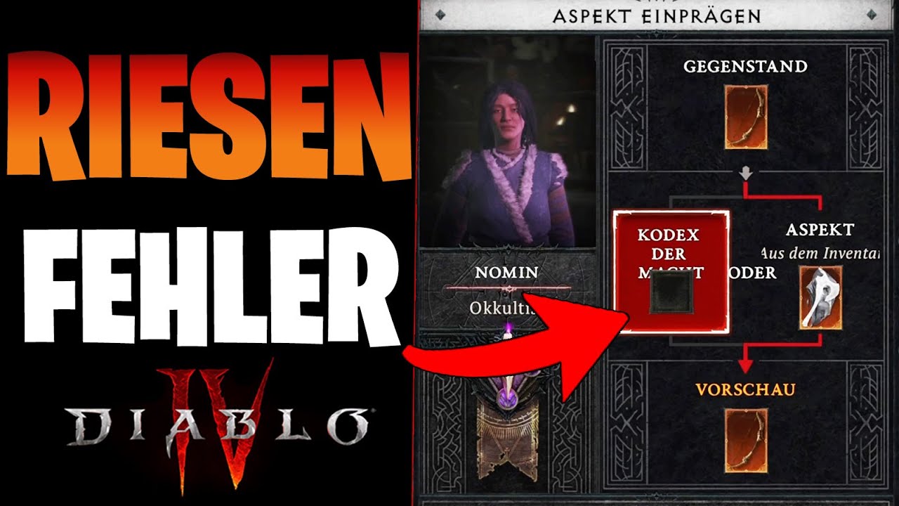 Diablo 4 Kodex der Macht Guide & alle Legendäre Aspekte