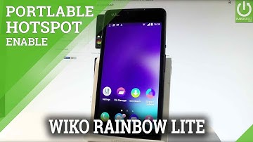 How to Create Portable Wi-Fi Hotspot in WIKO Rainbow Lite