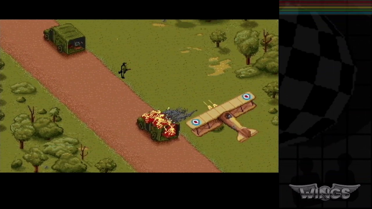 Wings Amiga original, no commentary (HD, emulated A500 PAL CRT) part