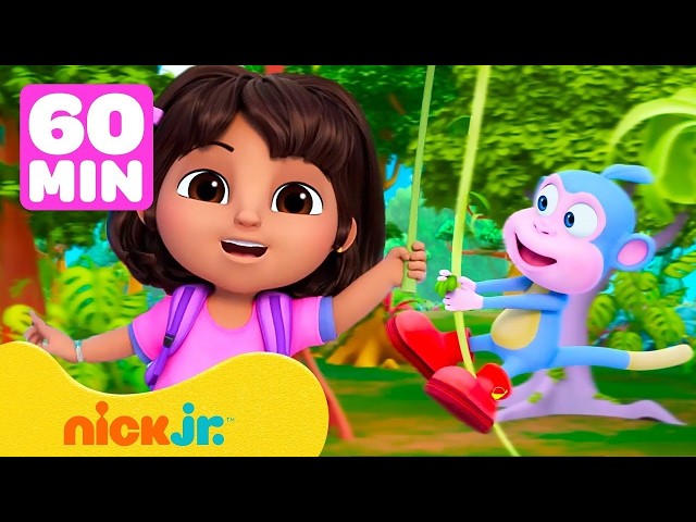 Даша | Команда мечты Доры спасает! #2 с Бутсом и Свипером  60 минут! | Nick Jr. Cyrillic