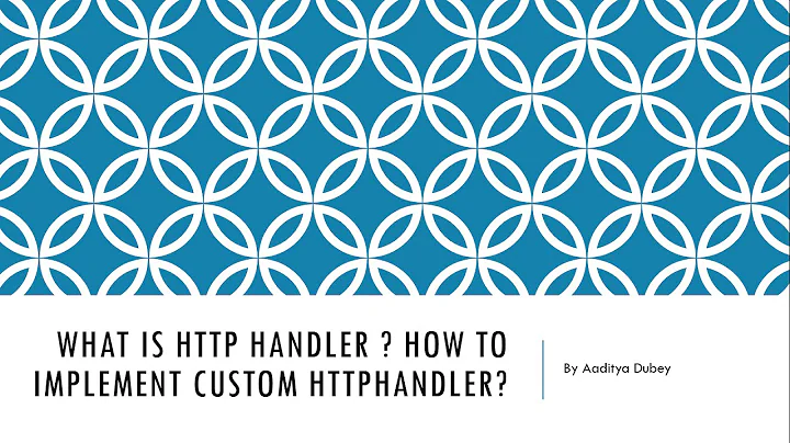 What is HttpHandler and How to Implement Custom HttpHandler in ASP.NET MVC