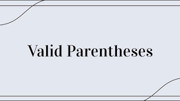 Valid parentheses (20) in JavaScript | Leetcode Challenge | Strings Series