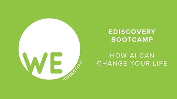 Avansic Webinar Series - Episode 2 - eDiscovery Bootcamp: How AI can change your life