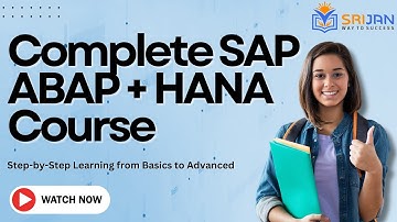 1. Master SAP ABAP & HANA: The Ultimate Introduction to SAP Systems | Srijan Institute