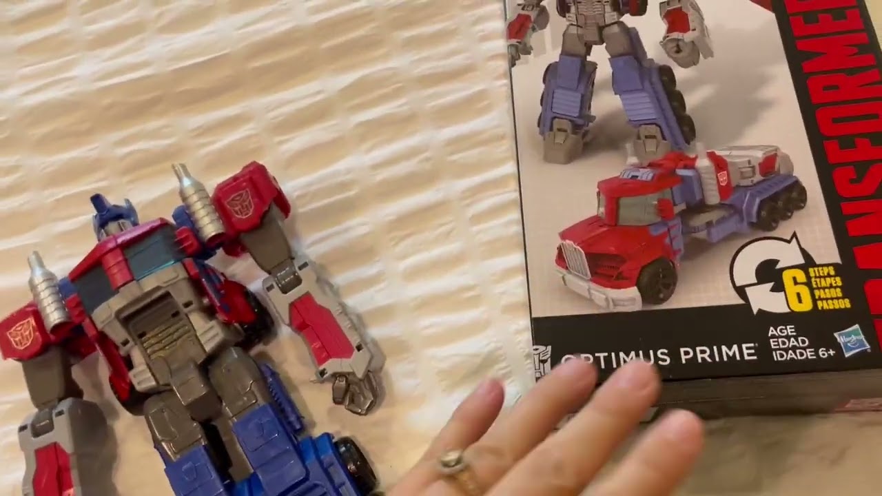 Transformers Toys Heroic Optimus Prime Action Figure, Timeless Large Scale Figure, Changes into Toy