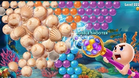Bubble Shooter level 222!!! #playgaming #shootinggames #gaming #gameplay