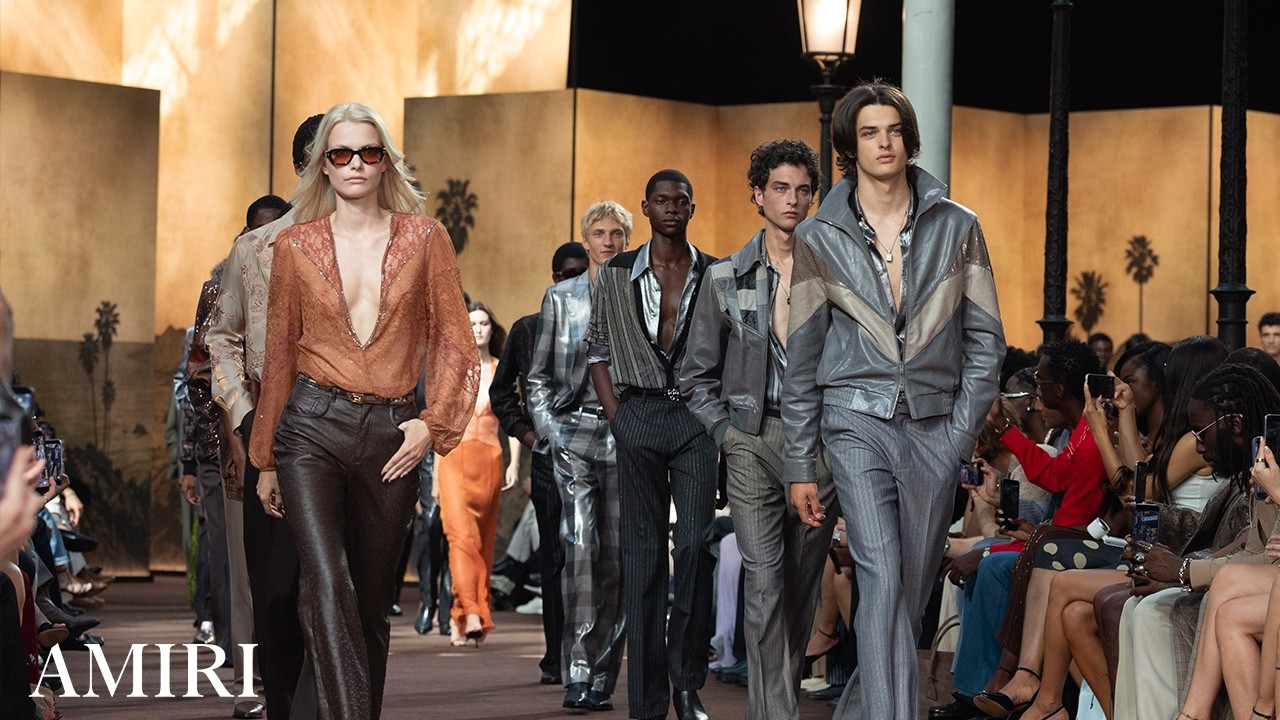 AMIRI SPRING-SUMMER 2027 RUNWAY SHOW - YouTube