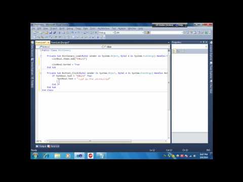 How to make Dictionary With Visual Studio 2010