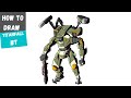 How to draw titanfall  bt robot