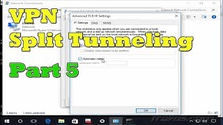 This is part 2 of our movies showing how to configure split tunneling
on windows 10. and, movie 5 playlist configuring tunneling...