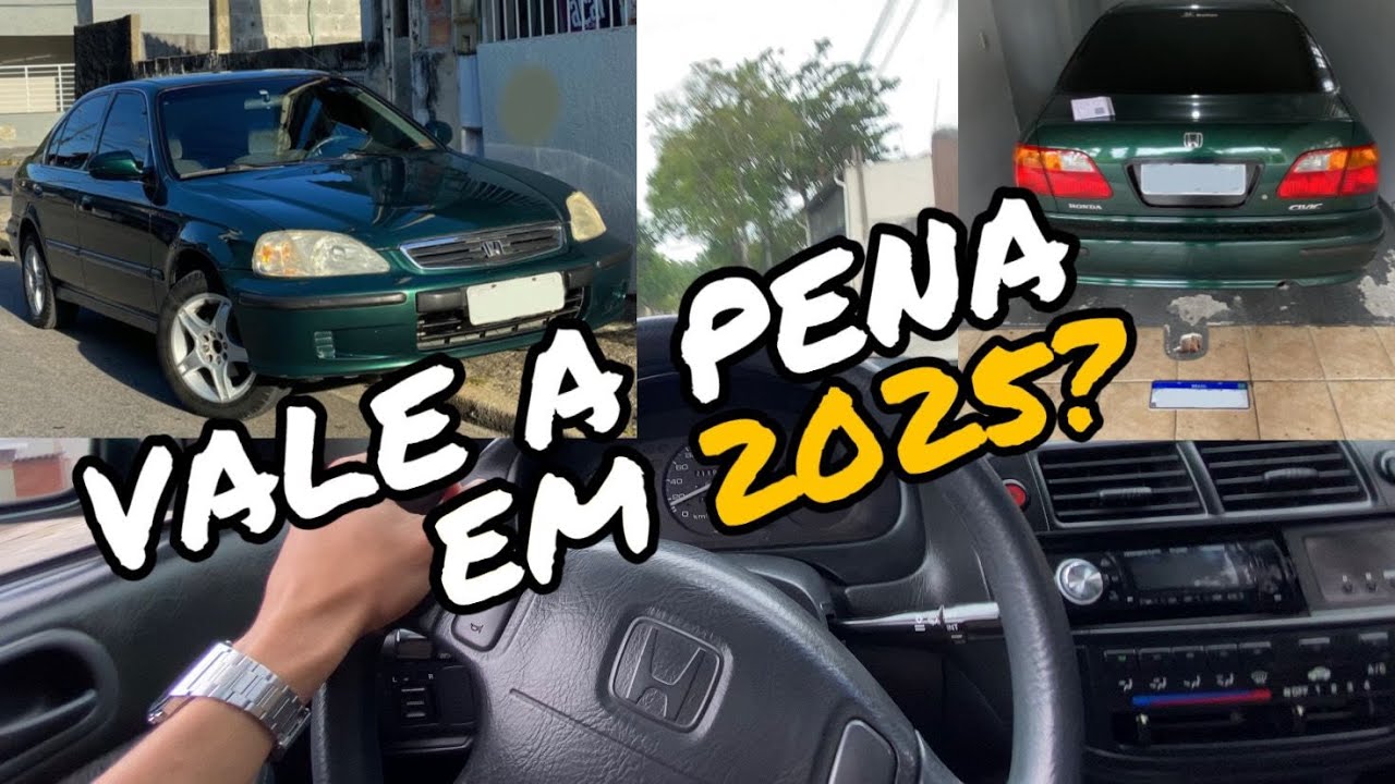 VALE A PENA TER UM CIVIC 99' LX EM 2025? MEU 1º CARRO!