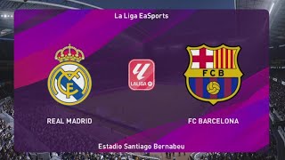 EL CLÁSICO - REAL MADRID x BARCELONA - LA LIGA 32° RODADA - PES 2020