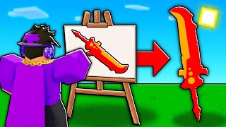 Whatever You DRAW COMES TO LIFE! (Roblox Bedwars)