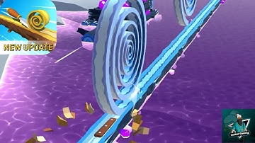 Spiral Roll  ​- All Levels Gameplay Android,ios (Levels 6-7)