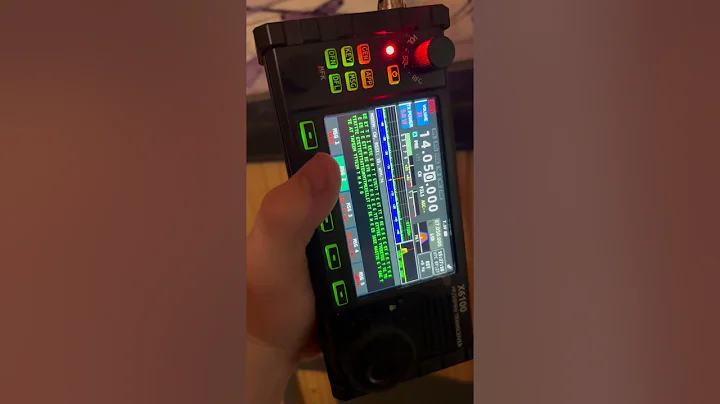 Xiegu X6100 CW Messages