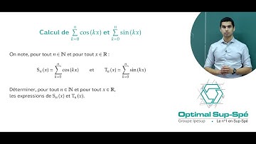 Calcul de sommes de fonctions trigonométriques - Exercice corrigé MPSI, PCSI, PTSI, MP2I, BCPST, ECG