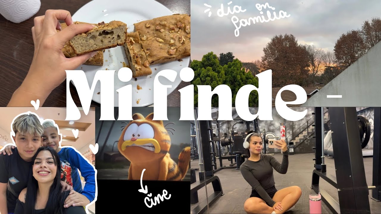 UN FINDE muy DIVERTIDO 🤍 vamos al cine, dia en familia, budin de banana *sale mal* & mas!