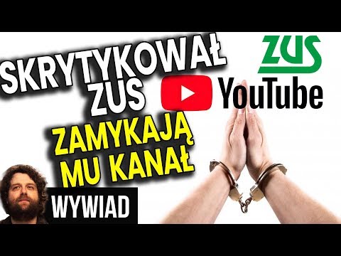 He criticized ZUS - They close his YouTube channel about money, investing and economics - Analysi...