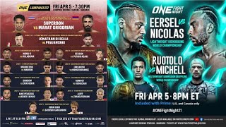 ONE Friday Fights 58 and ONE Fight Night 21 | Betting