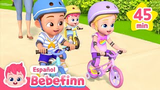 Yo Puedo Montar en Bicicleta🚲 | Juguemos al aire libre🛝 | Bebefinn Canciones Infantiles