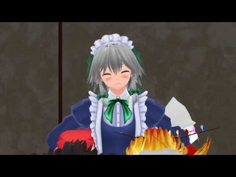 【東方MMD】霊夢とレミリア＋　紅魔館にて