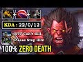 HOW TO CREEP CUTTING LIKE A PRO 8K AXE with Aggressive Call 100% No Fun Allowed & Zero Death DotA 2