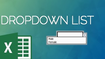 Dropdown List in Excel