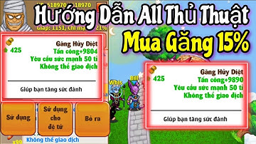 Ngọc Rồng Online - Hướng Dẫn All Thủ Thuật Mua Găng Hủy Diệt 15% Cho trumlaze70...Cực Dễ