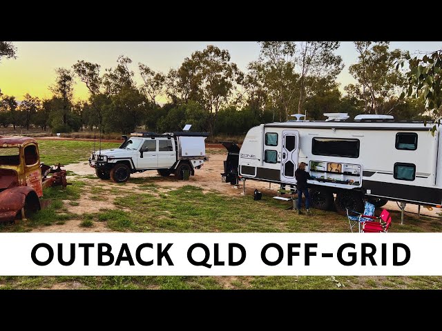 OFF GRID Bush Camping in OUTBACK QLD + Cosmos Centre, Charleville