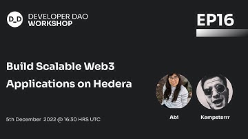Web3 Tutorial 16: Build Scalable Web3 Applications on Hedera