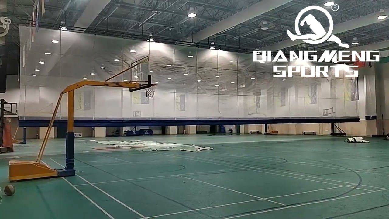 Electric Motorized Divider Curtains Indoor Sports Hall Dividing Curtains For Gym!!!