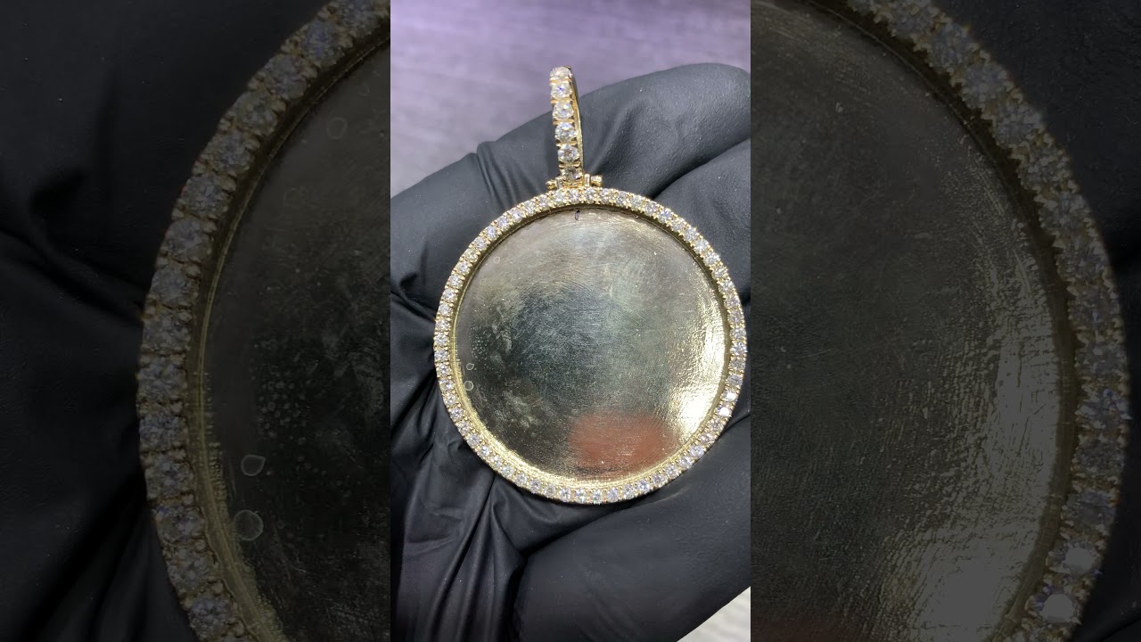 14K Yellow Gold Customizable Photo 