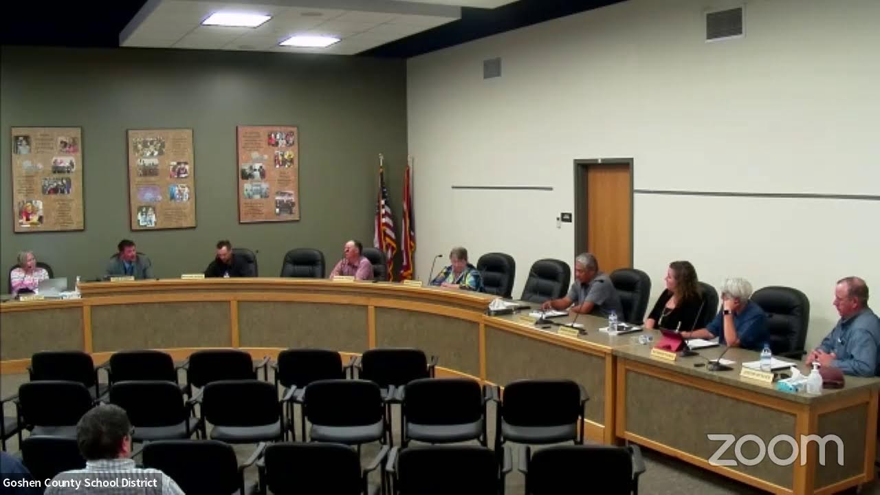Goshen County School District June 2022 Regular Board Meeting YouTube
