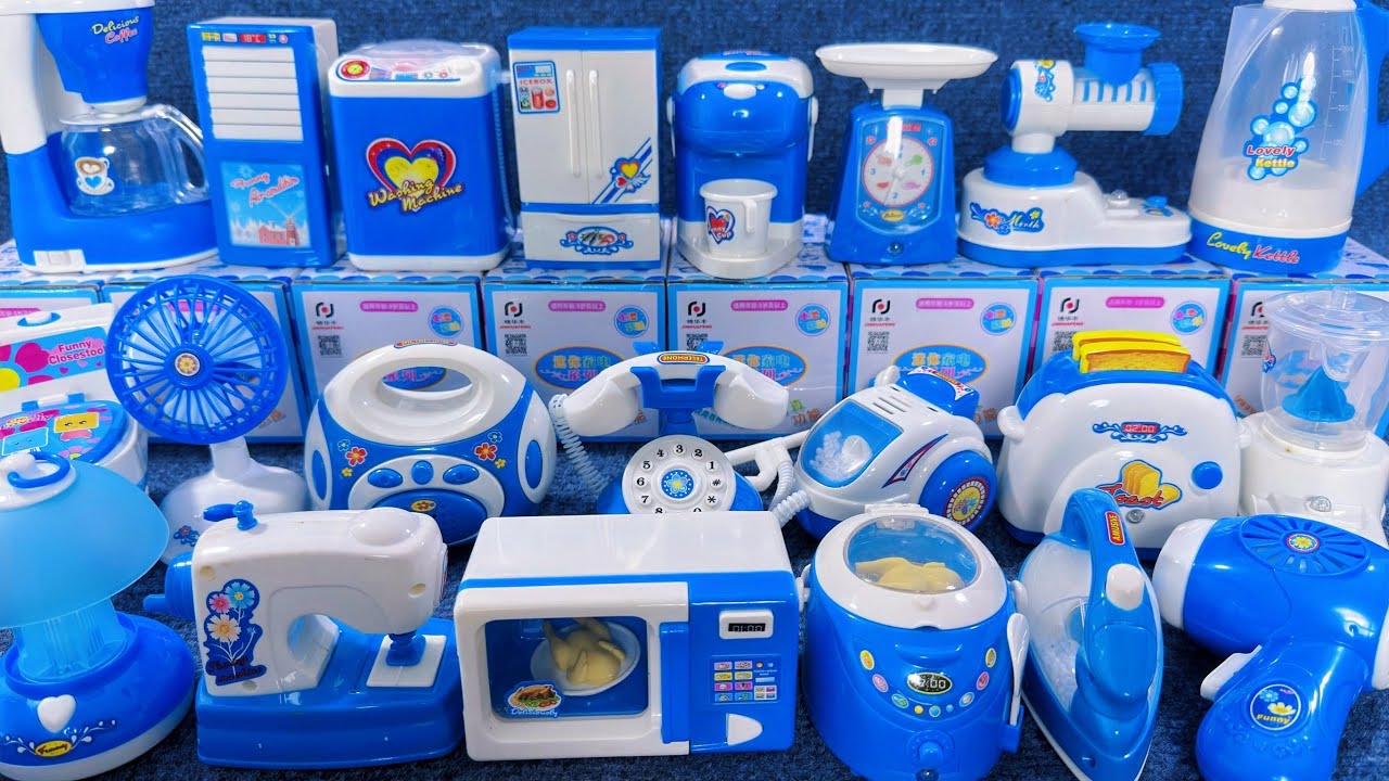 11 Minutes Satisfying with Unboxing Automatic Kitchen Appliance Playset ASMR No Talking｜Review Toys